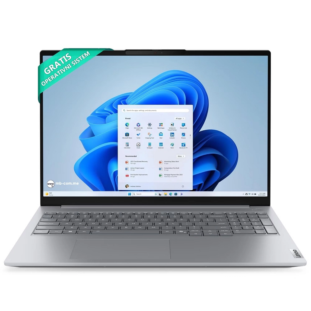 Lenovo ThinkBook 14 G8 Ultra5 135H/1TB/16GB/14" WUXGA/Integrated/Backlit YU/NoOS/Arctic Grey