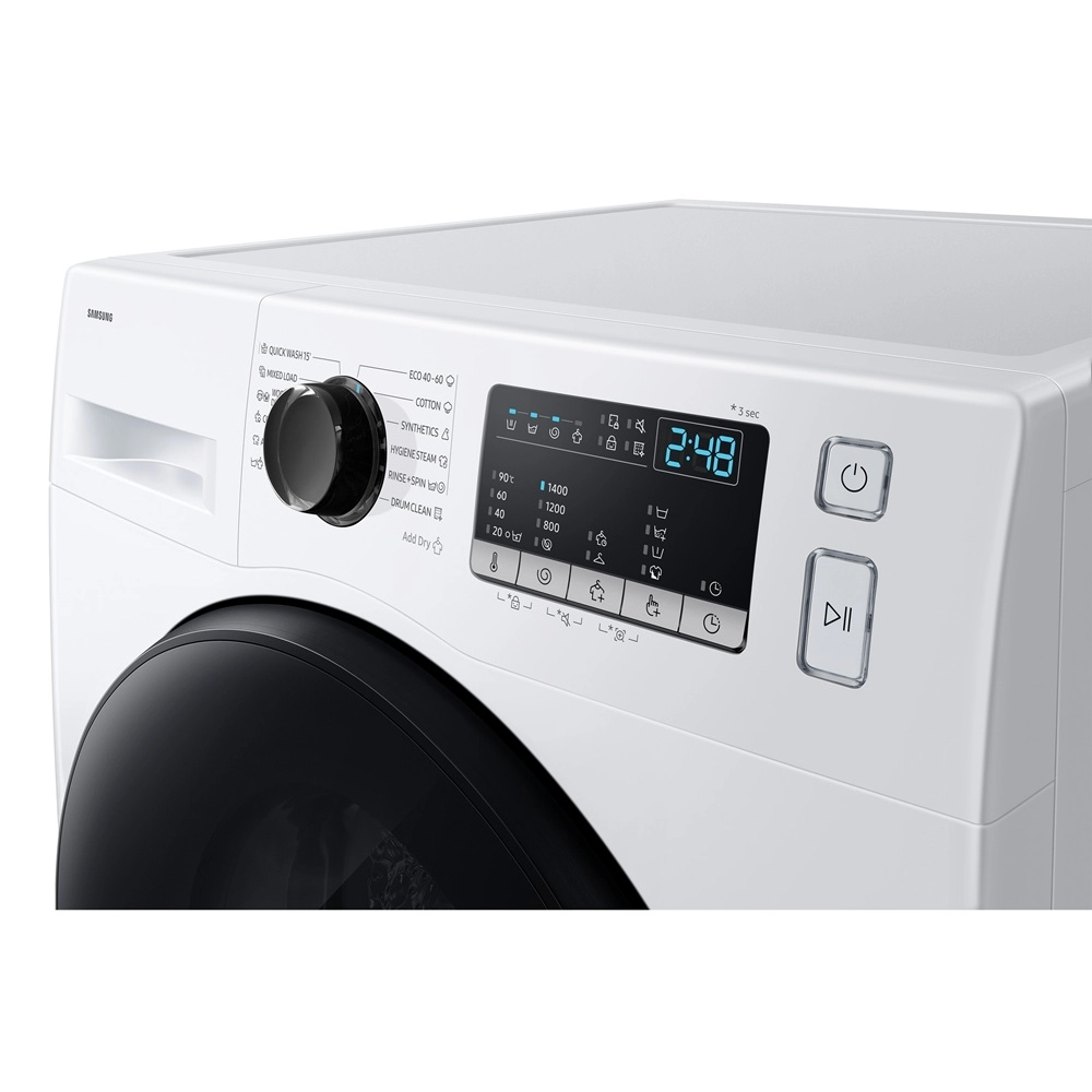 Samsung WD80HG4U04BELE veš mašina (kombinovana), 8kg + 6kg, 1400 ob/min, 600 x 850 x 590