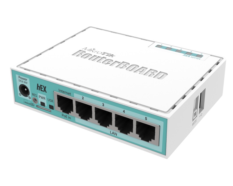 (RB750Gr3) Gigabit heX, RouterOS L4, ruter