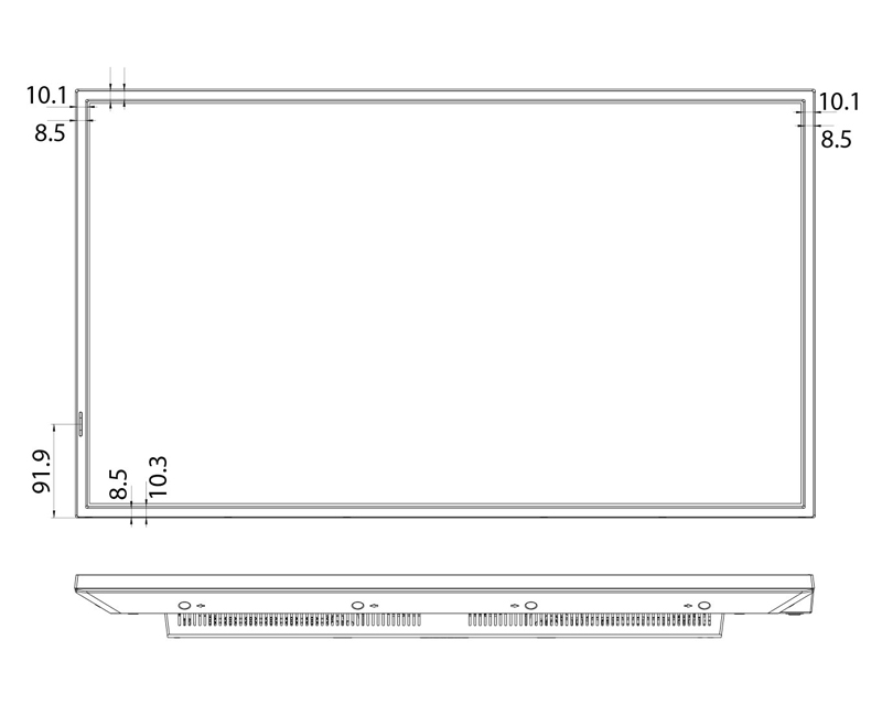 32 inča 32DM66D FHD 500 nita Digital Signage Display - 24/7 Operation
