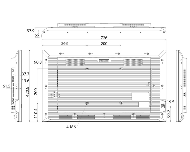 32 inča 32DM66D FHD 500 nita Digital Signage Display - 24/7 Operation