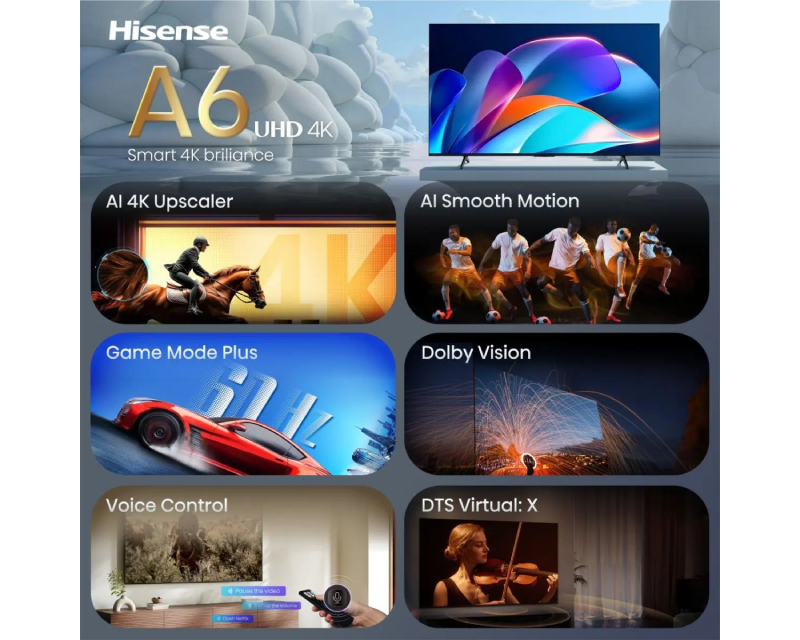55 inča 55A6S 4K UHD LED Smart TV