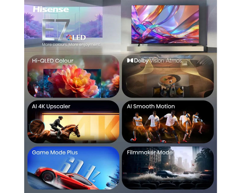 65 inča 65E7S Hi-QLED 4K UHD Smart TV
