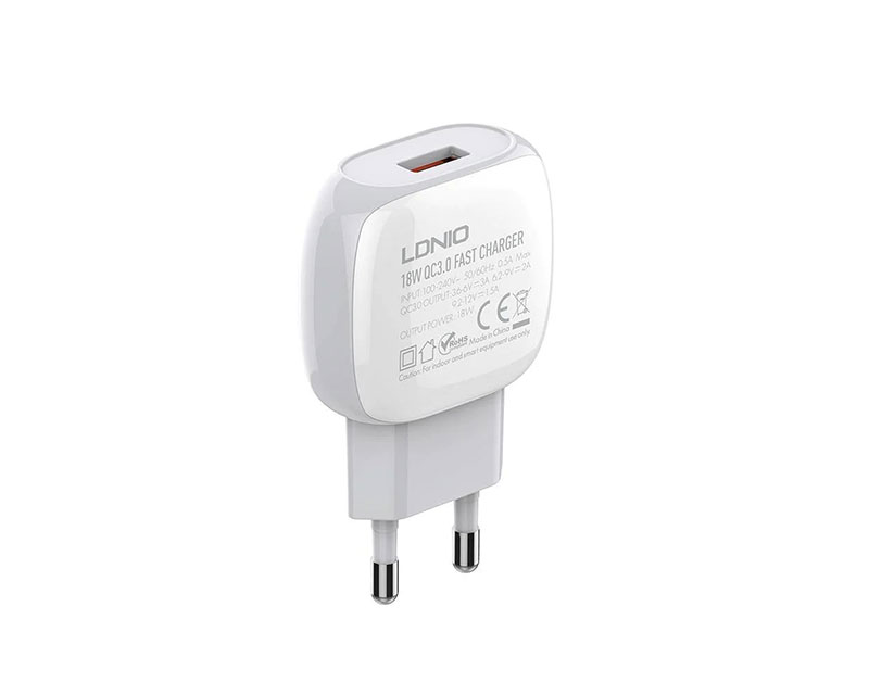 A1306Q QC 3.0 18W punjač + kabl za iPhone