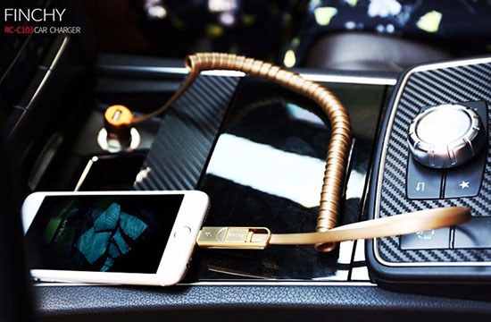 Auto punjač RCC-C103 3.4A za Iphone & Android