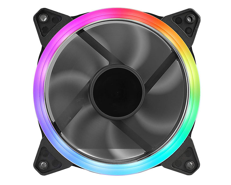 Camo 120mm x 120mm x 25mm RGB spoljašnji i unutrašnji ventilator