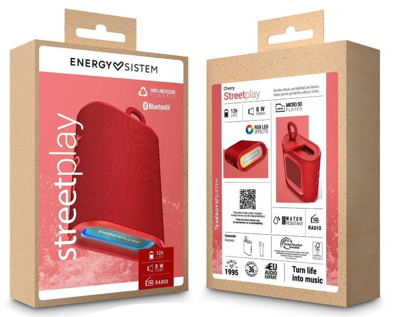Cherry StreetPlay zvučnik crveni (M45924)
