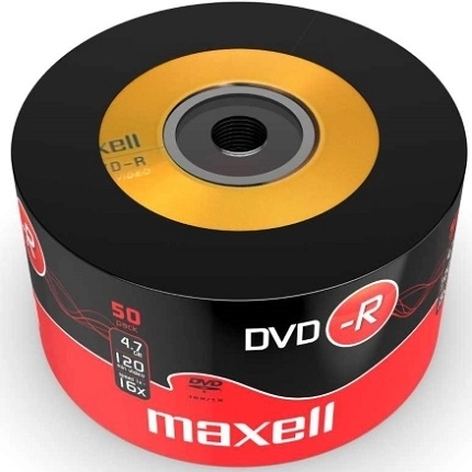 DVD-R 4.7 GB 50/1 pack, celofan