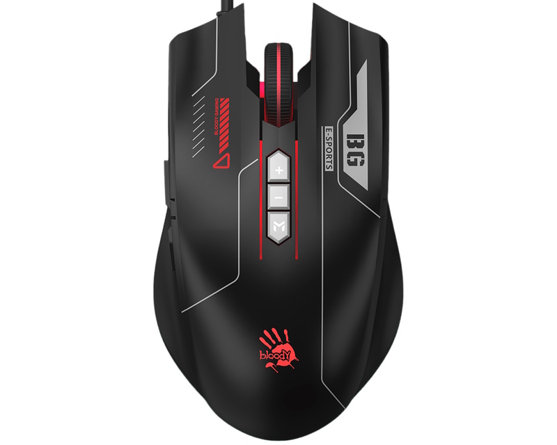 ES7 Bloody RGB Esports Gaming Optical USB crni miš