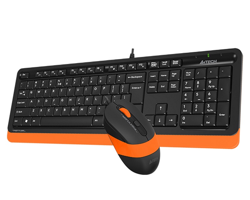 F1010 FSTYLER USB US narandžasta tastatura + USB narandžasti miš