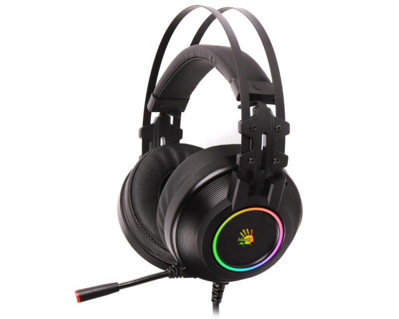 G528C Bloody Virtual 7.1 RGB Gaming crne slušalice
