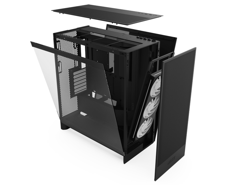 H7 Flow RGB kućište crno (CM-H72FB-R1)