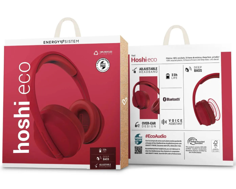 Hoshi ECO Red Bluetooth slušalice sa mikrofonom crvene (M45755)