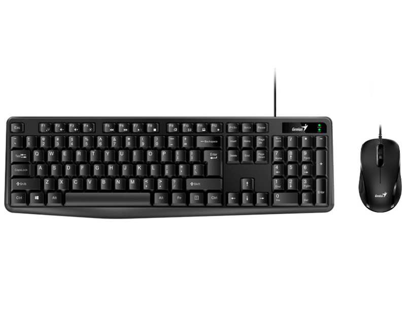 KM-170 USB US crna tastatura+ USB crni miš