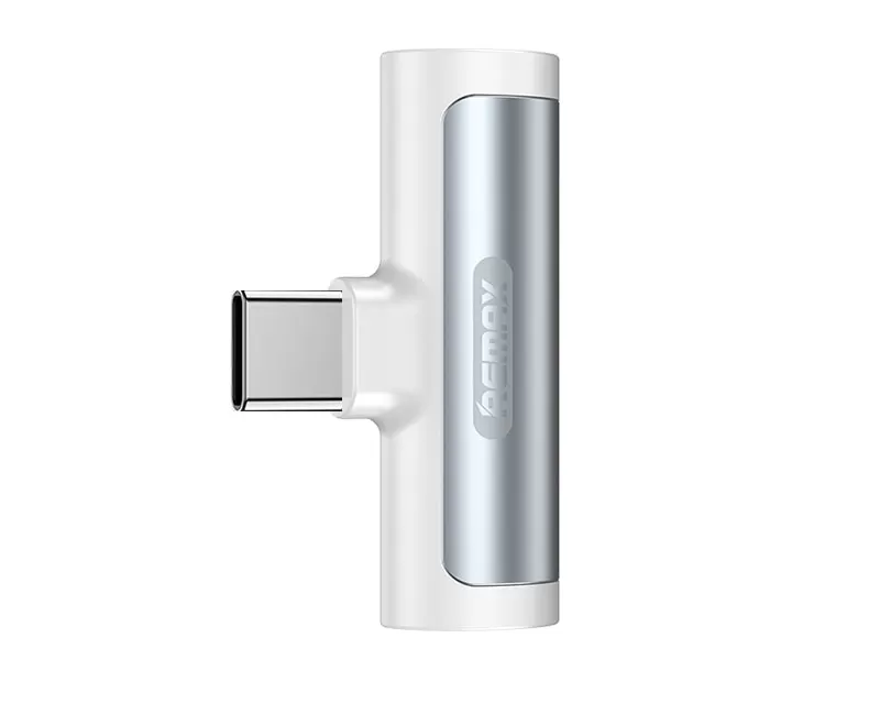 Kabl RL-LA03a 2u1 USB Tip C - Audio 3,5mm adapter beli