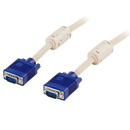 Kabl VGA M/M 20m HQ feritno jezgro beli