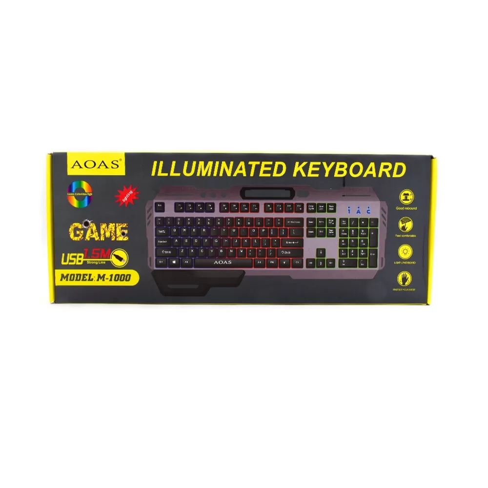 M-1000 USB Gaming tastatura siva