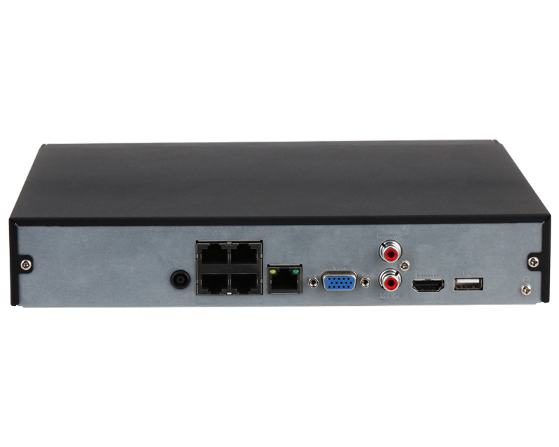 NVR4104HS-P-4KS3 4CH Compact 1U 4PoE 1HDD Lite Network Video Recorder