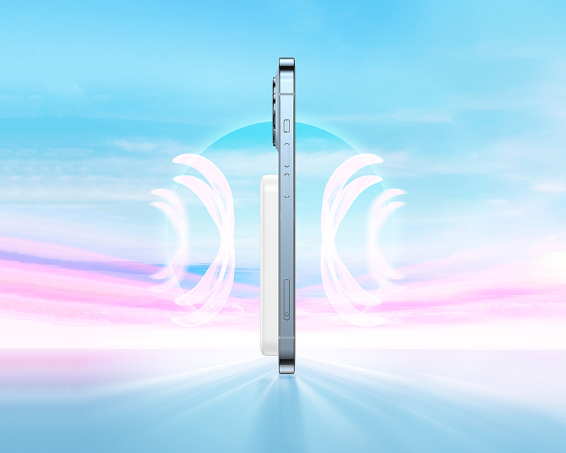 RPP-65 Magnetni Power Bank 15W beli