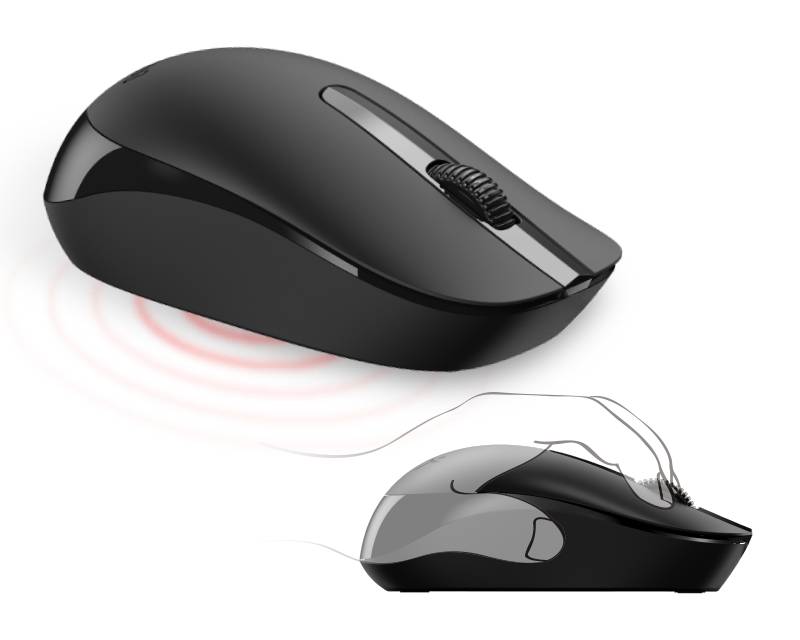 Smart KM-8101 Wireless USB US crna tastatura + miš