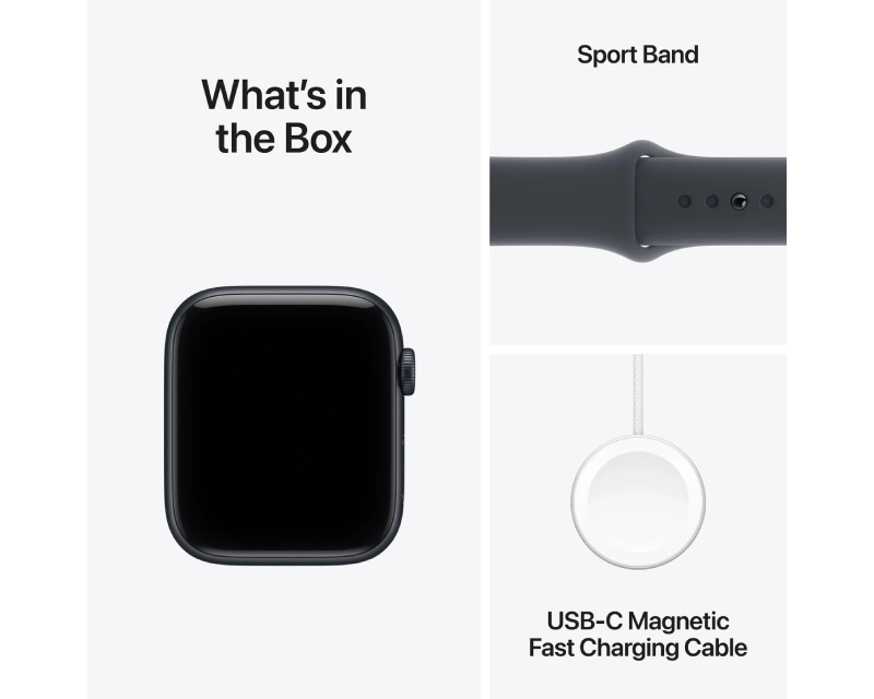 Watch SE 3 GPS  44mm Midnight Aluminium Case with Midnight Sport Band - M/L (mehq4rk/a)