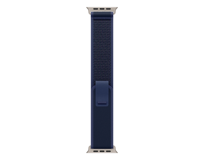 Watch Ultra2 v2 Cellular 49mm Natural Titanium Case with Blue Trail Loop - M/L (mx4l3se/a)