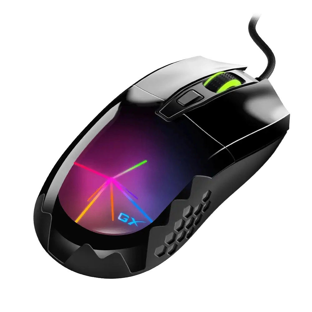 GENIUS Mouse GX Gaming Scorpion, Black, USB, RGB, 7200dpi, 6 buttons