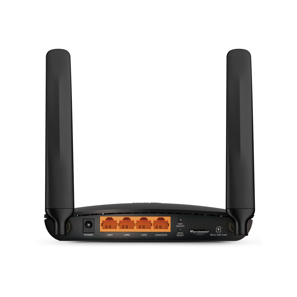 TP-LINK ARCHER MR200 AC750 Wireless Dual Band 4G LTE Router, 1 Nano SIM Card Slot