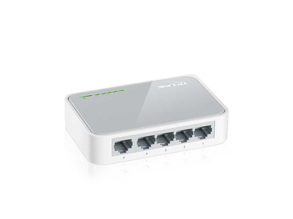 TP-LINK 5-Port 10/100Mbps Desktop Switch, TL-SF1005D