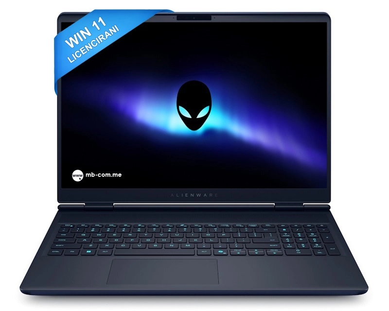 Dell Alienware 16 Aurora Win11Pro/Core7 240H/16GB/1TB/16" WQXGA/bcklt US/RTX 5050 8GB