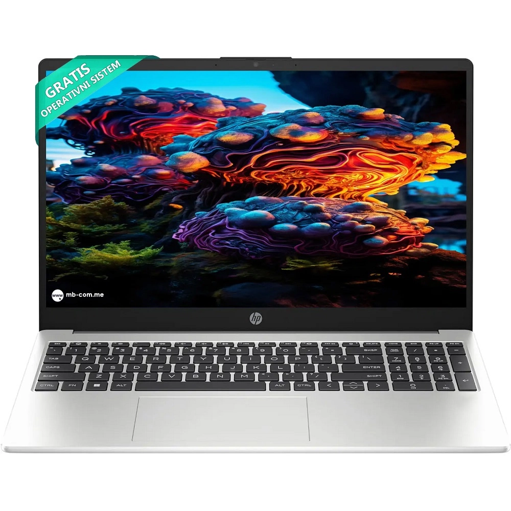 HP 250R G10 Core7 150U/512GB/8GB DDR4/15.6" FHD SVA/NoOS/Turbo silver color/Integrated/YU