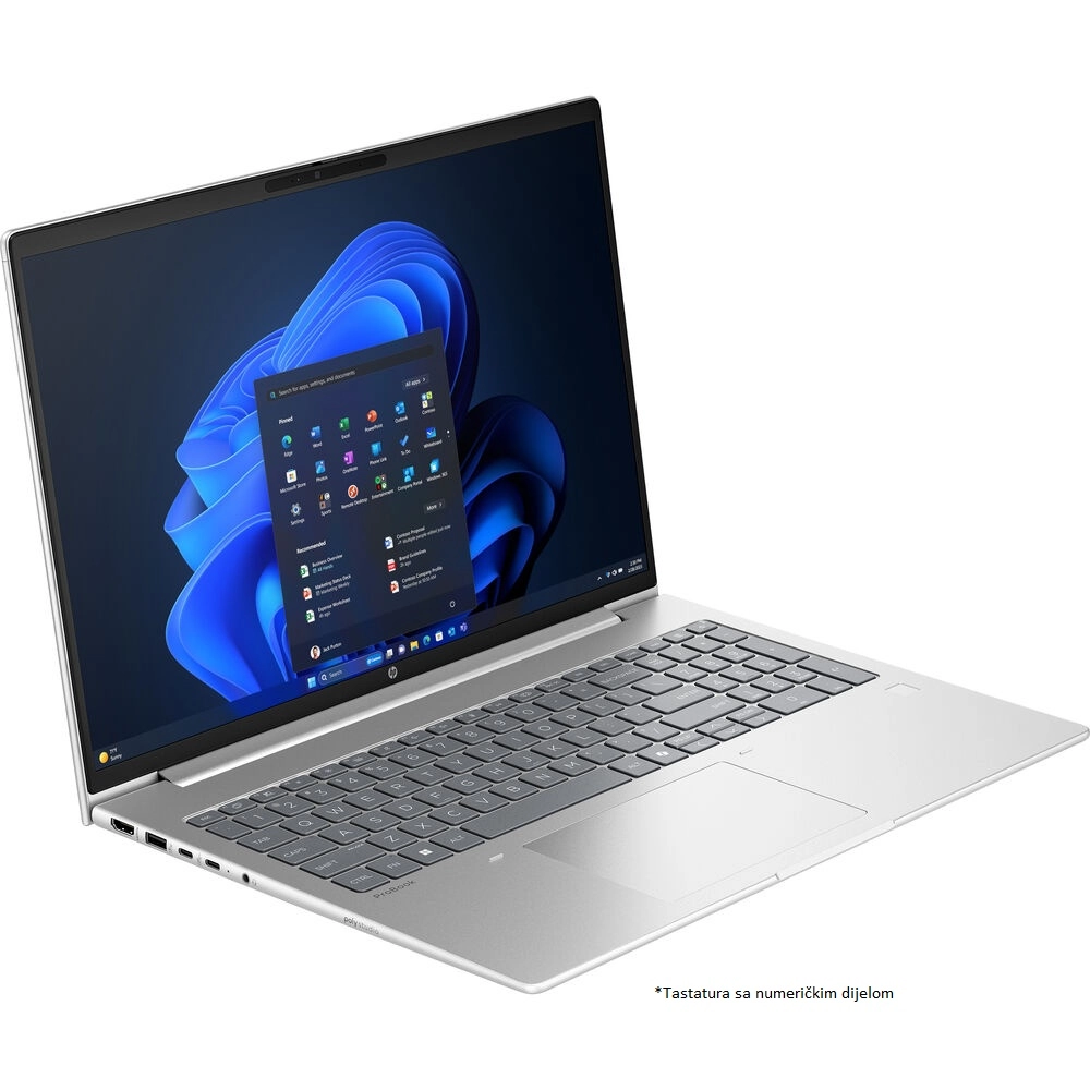 HP ProBook 4 G1iR 16 Core7 150U/1TB/16GB/16" WUXGA IPS/Integrated/NoOS/Backlit YU/Silver