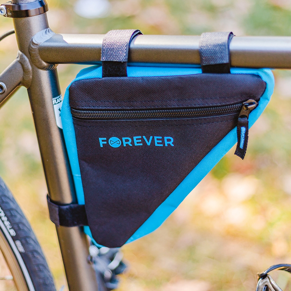 Bike frame bag FB-100 Forever Outdoor black-blue