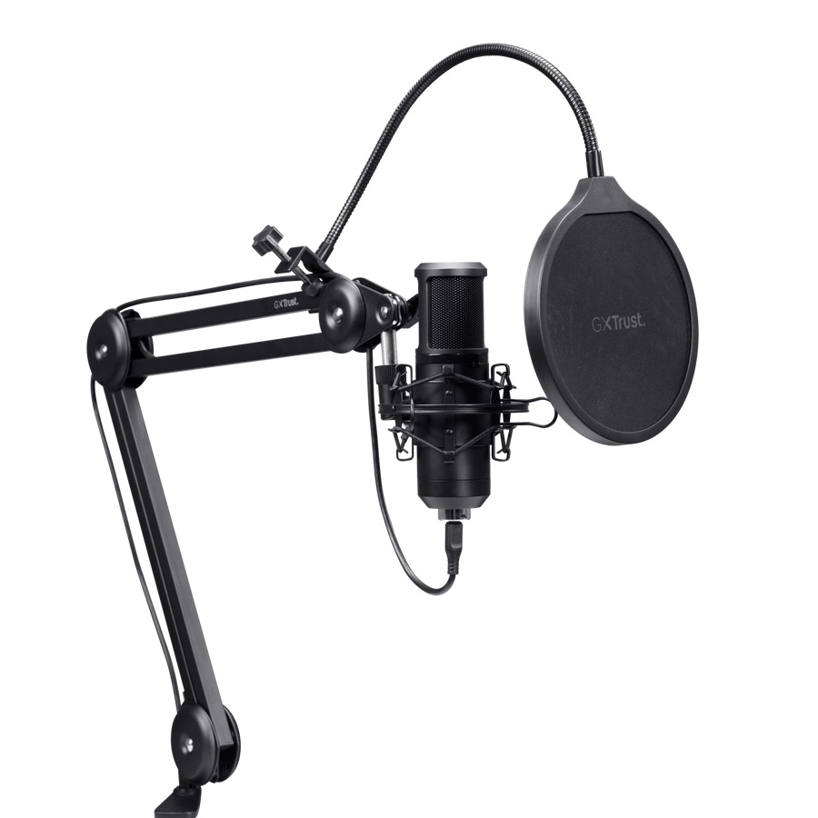 TRUST GXT 270 Emita II+ Streaming Microphone with adjustable arm USB-C/USB-A port