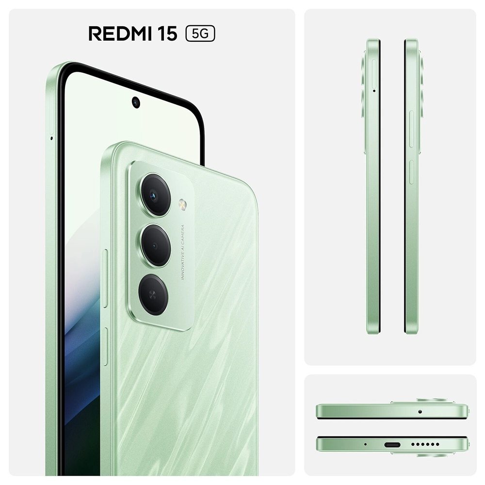 Xiaomi Redmi 15 5G 4GB/128GB, zelena