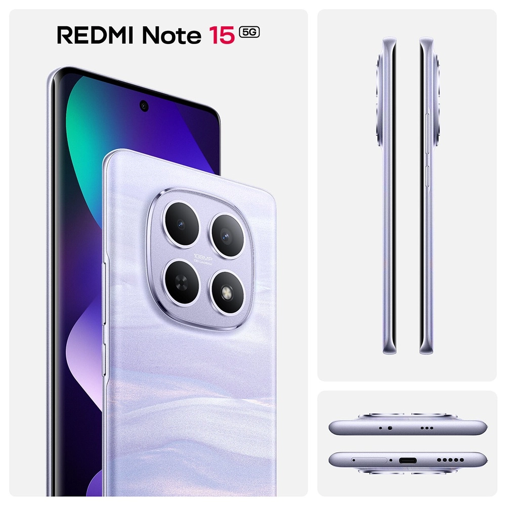 Xiaomi Redmi Note 15 5G 8GB/256GB, ljubicasta