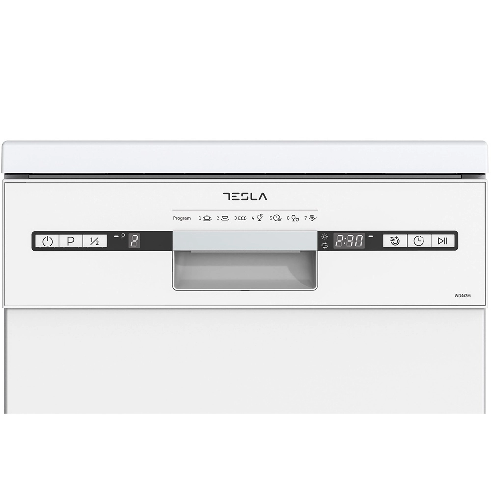 Tesla WD462M sudomašina, 10 kompleta, 7 programa, 2.5 korpe, brzi program, 84,5x44,8x60cm, bijela
