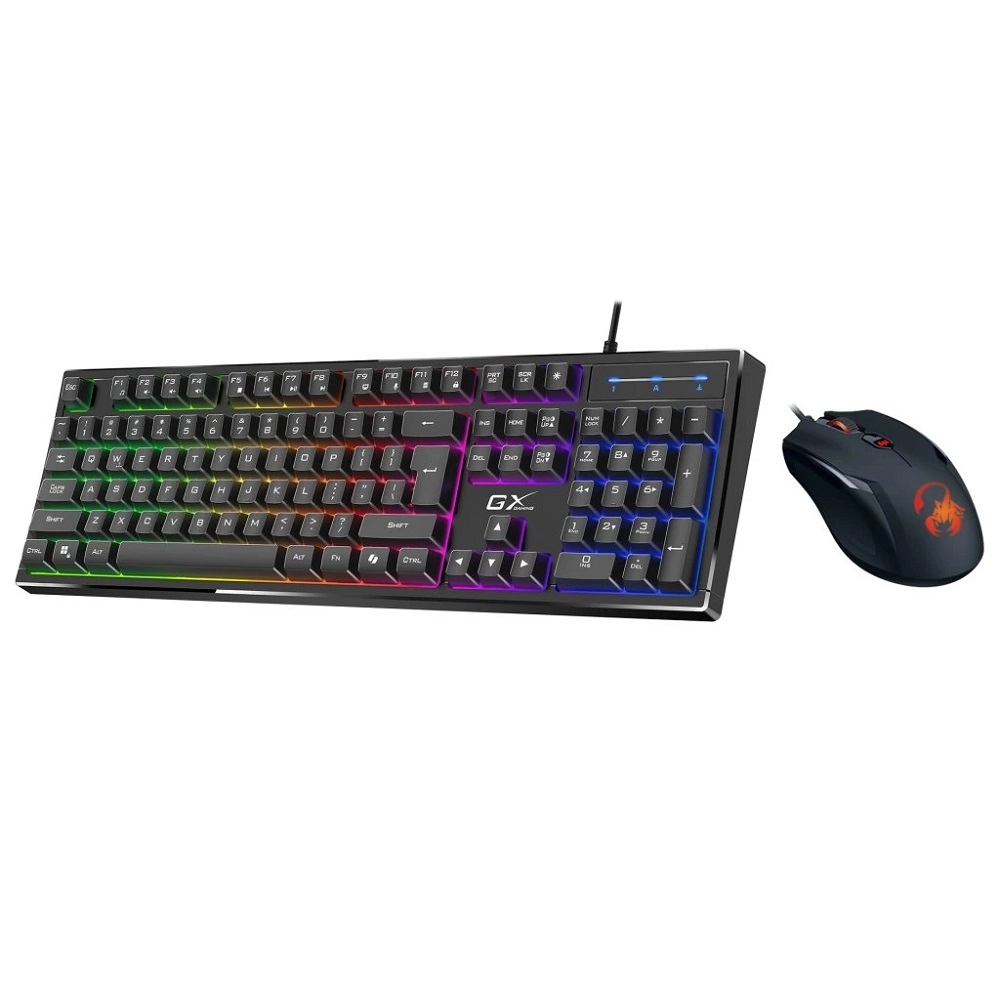 GENIUS GX GAMING Scorpion KM-GX6/ wired set keyboard+mouse/ RGB/ Copilot/ USB/ black