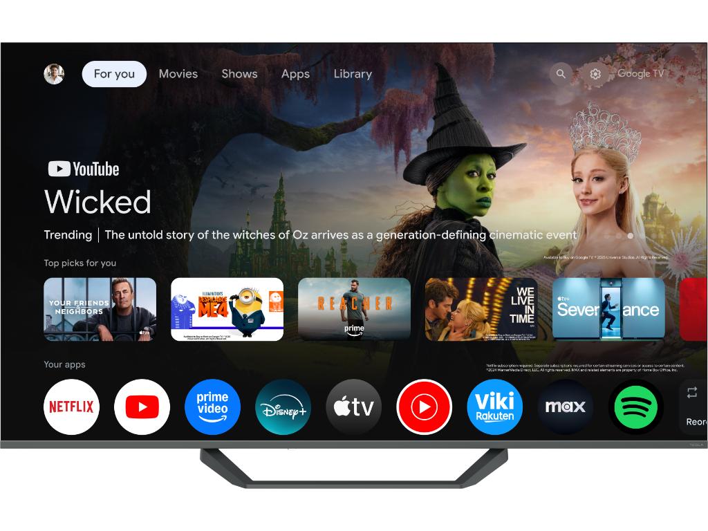 Tesla Q50E655GUS QLED TV 50" ultra HD, Google TV smart, frameless, DVB-T2/C/S2