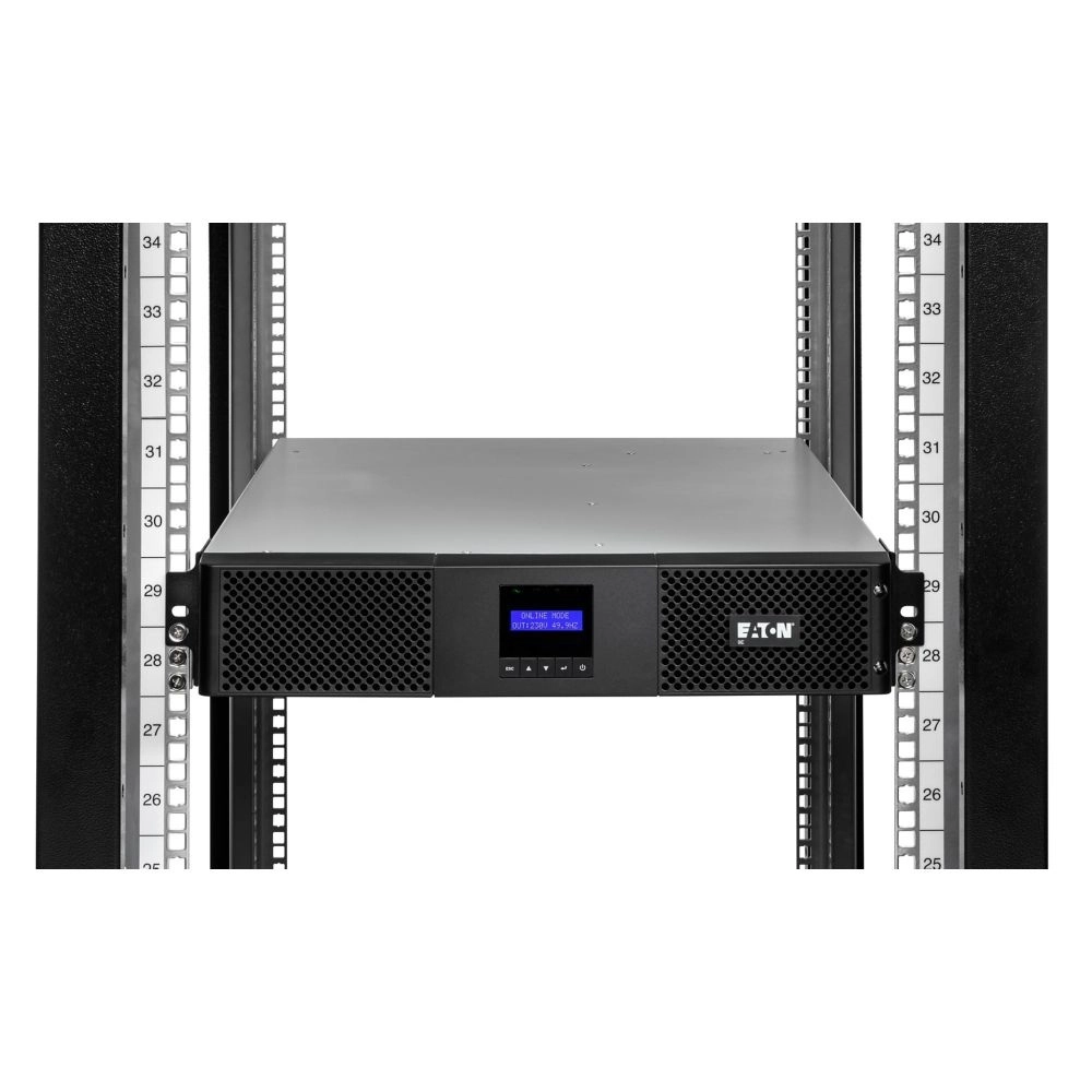 Eaton 9E UPS, 1000 VA, 900 W, Input: C14, Outputs: (4) C13, Rack, 2U, Online/Double-conversion