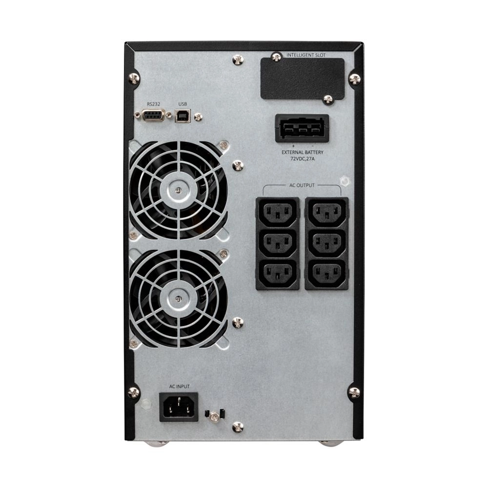 Eaton 9E UPS, 2000 VA, 1600W, Input: C14, Output: (6) C13, Tower, Online/Double-conversion