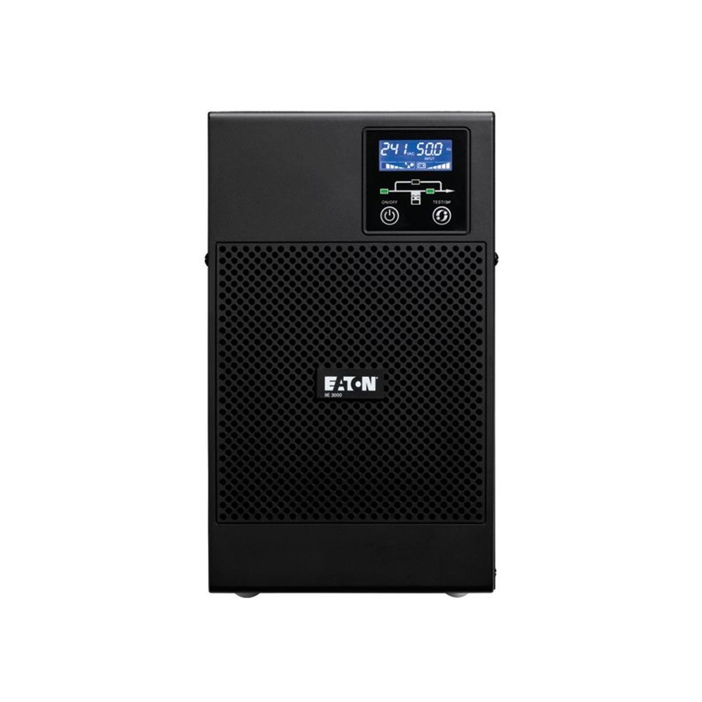 Eaton 9E UPS, 3000 VA, 2400W, Input: C20, Output: (6) C13, (1) C19, Tower, Online/Double-conversion