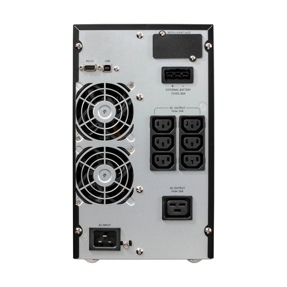 Eaton 9E UPS, 3000 VA, 2400W, Input: C20, Output: (6) C13, (1) C19, Tower, Online/Double-conversion