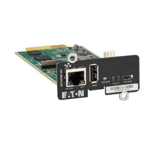 Eaton Gigabit Network Card M3Communication card - MS Web/SNMP Gigabit (5P, 5PX, 5SC, 9PX, 9SX, 9e