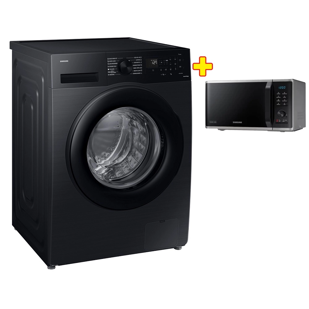 Samsung WW90CGC0EDABLE veš mašina, 9kg, 1400 ob/min, AI Eco Bubble, LED displej, 600x850x575, black