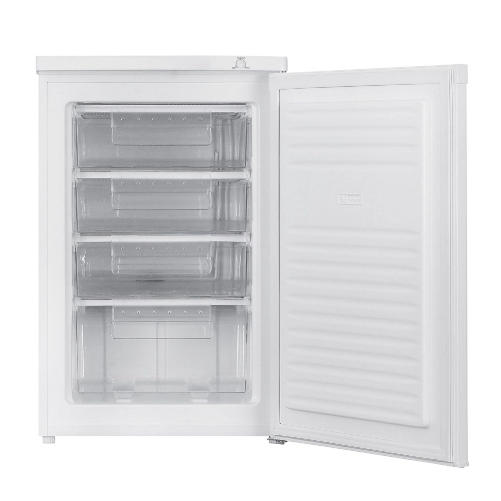 Tesla RU0901HE vertikalni zamrzivač, kapacitet 91L, 3 fioke, power failure, 85x58x55cm, bijeli